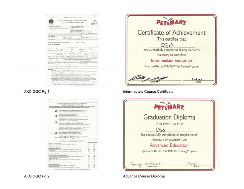 Certificates
